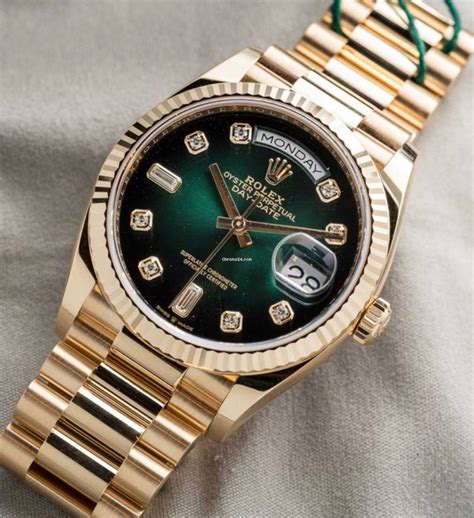 green diamond rolex|rolex day date 36.